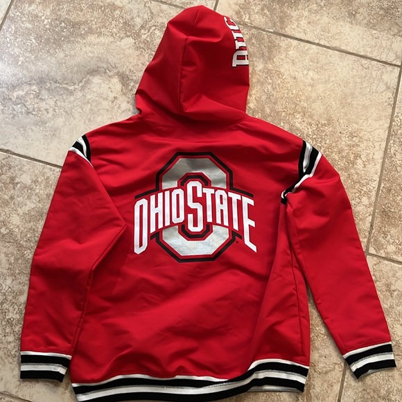 PINK OHIO STATE BUCKEYES WINDBREAKER PULLOVER Small - Picture 4 of 5